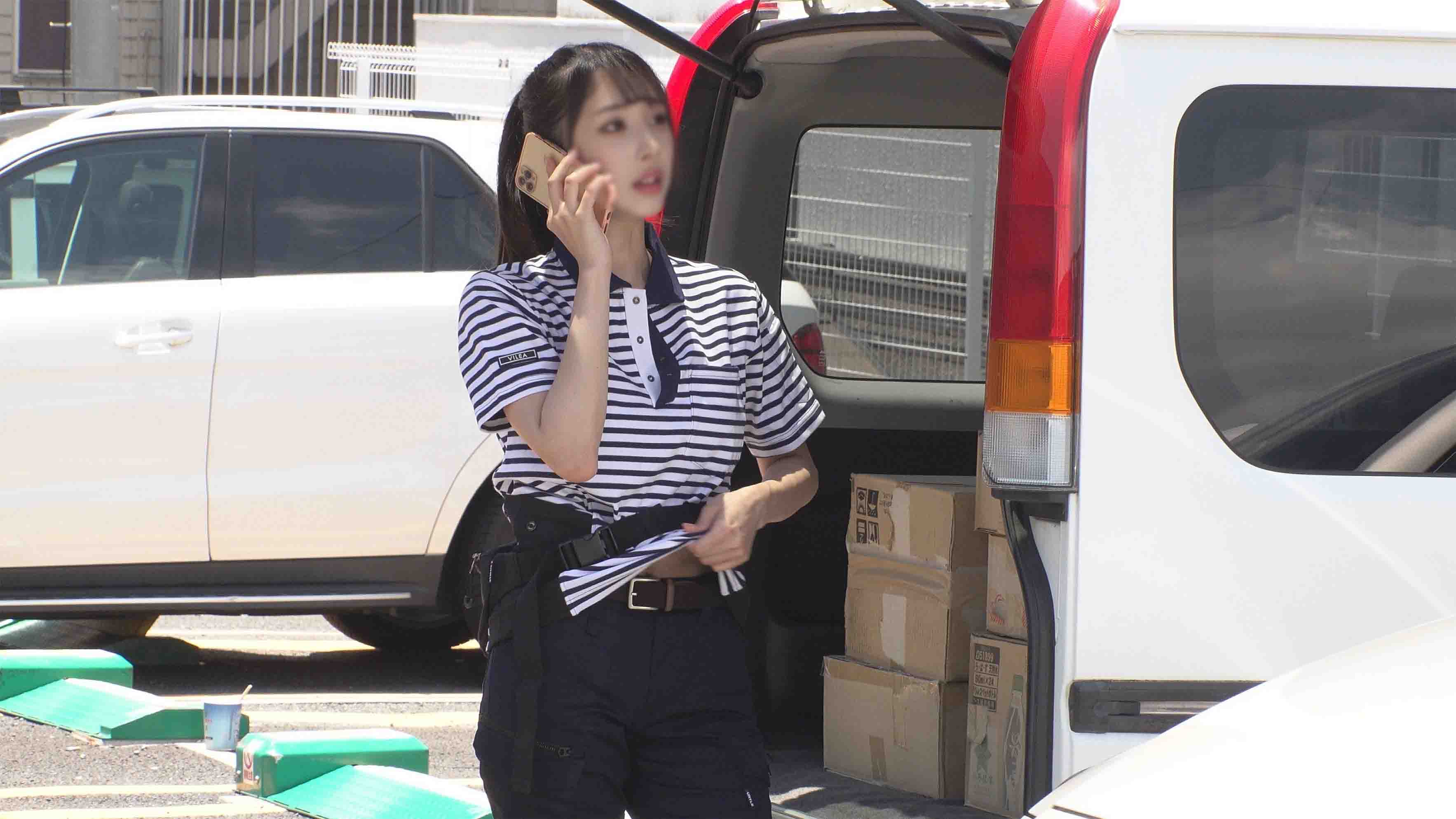【再販】佐〇急便女性配達員 仕事中に自宅に連れ込み電マ・バイブ 性的いたずら（生中出し）