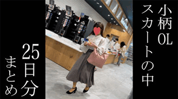 【25日分】小柄OLさんのスカートの中まとめ