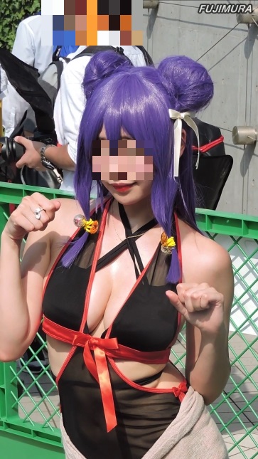 【再販】コスプレ2018夏形の良い美巨乳おっぱい谷間スタイルの良い体【動画】イベント編 4816と4801セット販売
