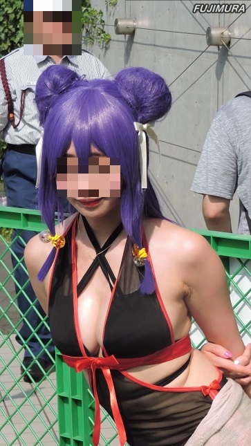 【再販】コスプレ2018夏形の良い美巨乳おっぱい谷間スタイルの良い体【動画】イベント編 4816と4801セット販売