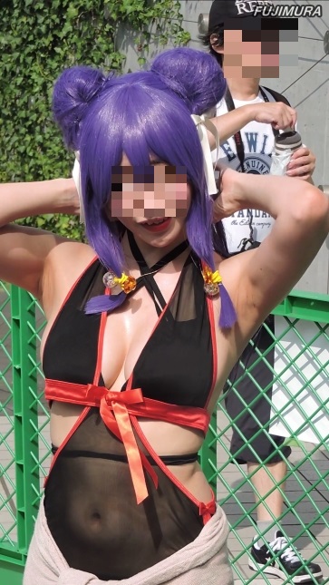 【再販】コスプレ2018夏形の良い美巨乳おっぱい谷間スタイルの良い体【動画】イベント編 4816と4801セット販売