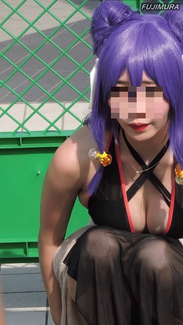 【再販】コスプレ2018夏形の良い美巨乳おっぱい谷間スタイルの良い体【動画】イベント編 4816と4801セット販売