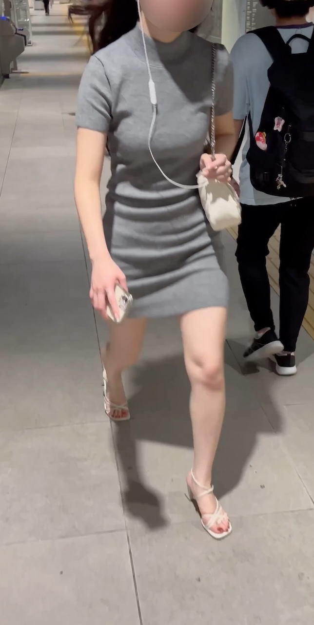 【再販】《4K・高画質》 No.1475「ラッキータイム!フェロモン美女のマイクロミニワンピース」