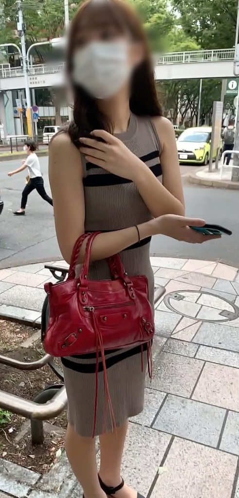 Pcolle PPV 【再販】No.1607「顔モザ解禁！！！美人過ぎだろ！長身美女のスリット入りワンピース」