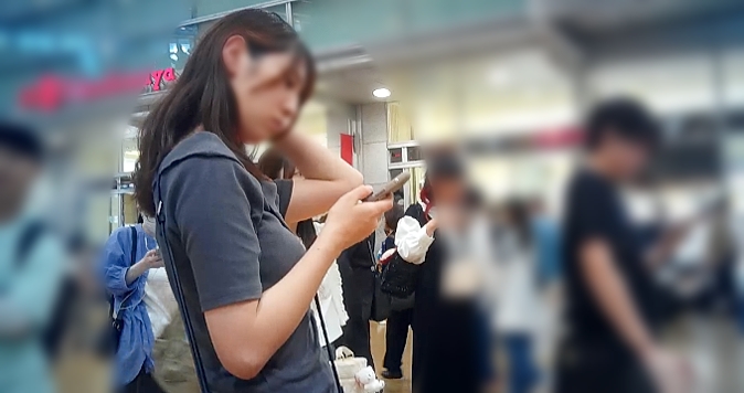 Pcolle PPV 2824526ac4a2ab85413「超絶美形フェイスの美人女子大生が美巨乳膨らませて待ち合わせ」(販売者:めっちゃリアル) サンプル画像