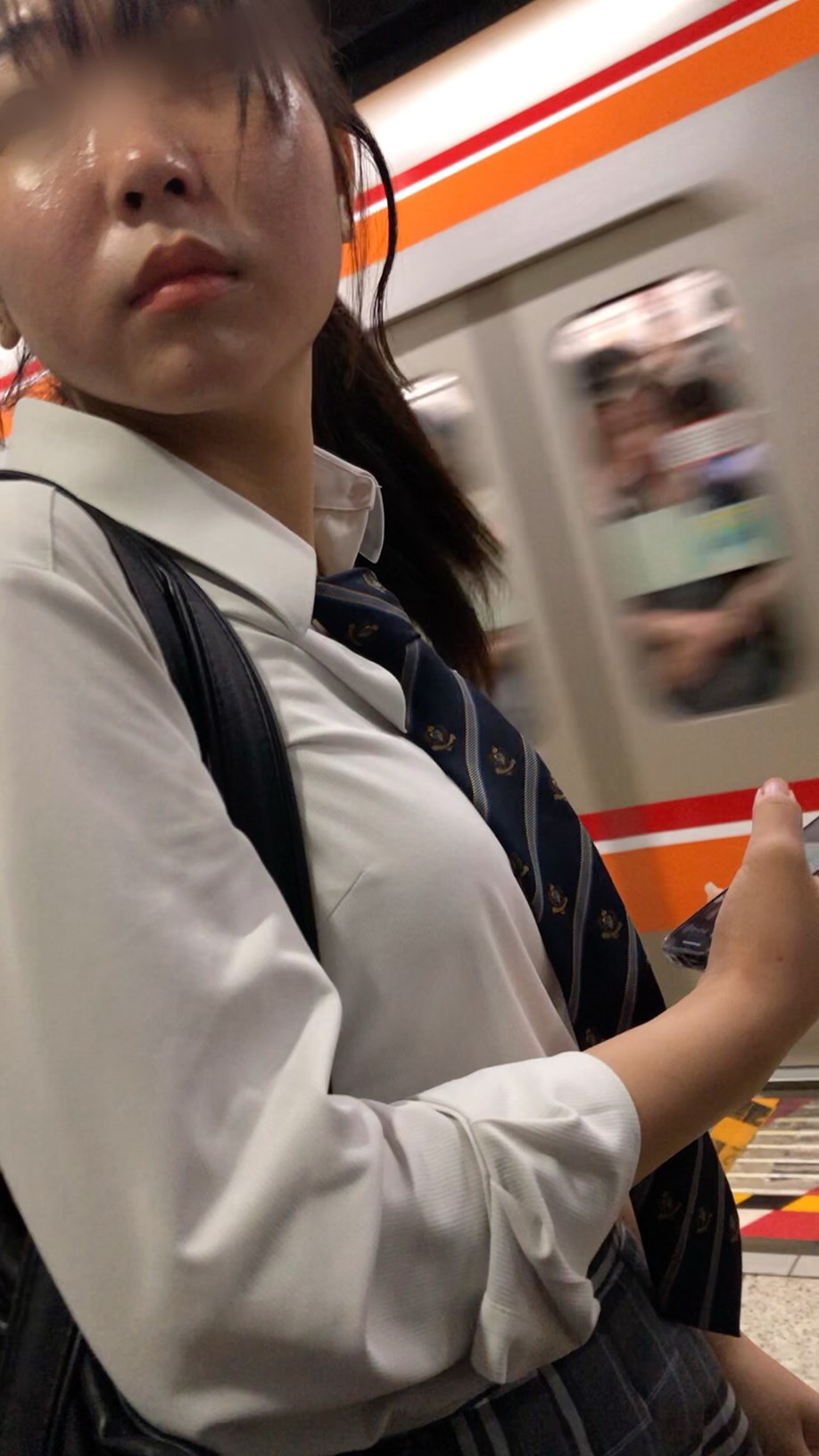 【放課後の眺め123】ムチムチボディのJKは推定Fカップ!