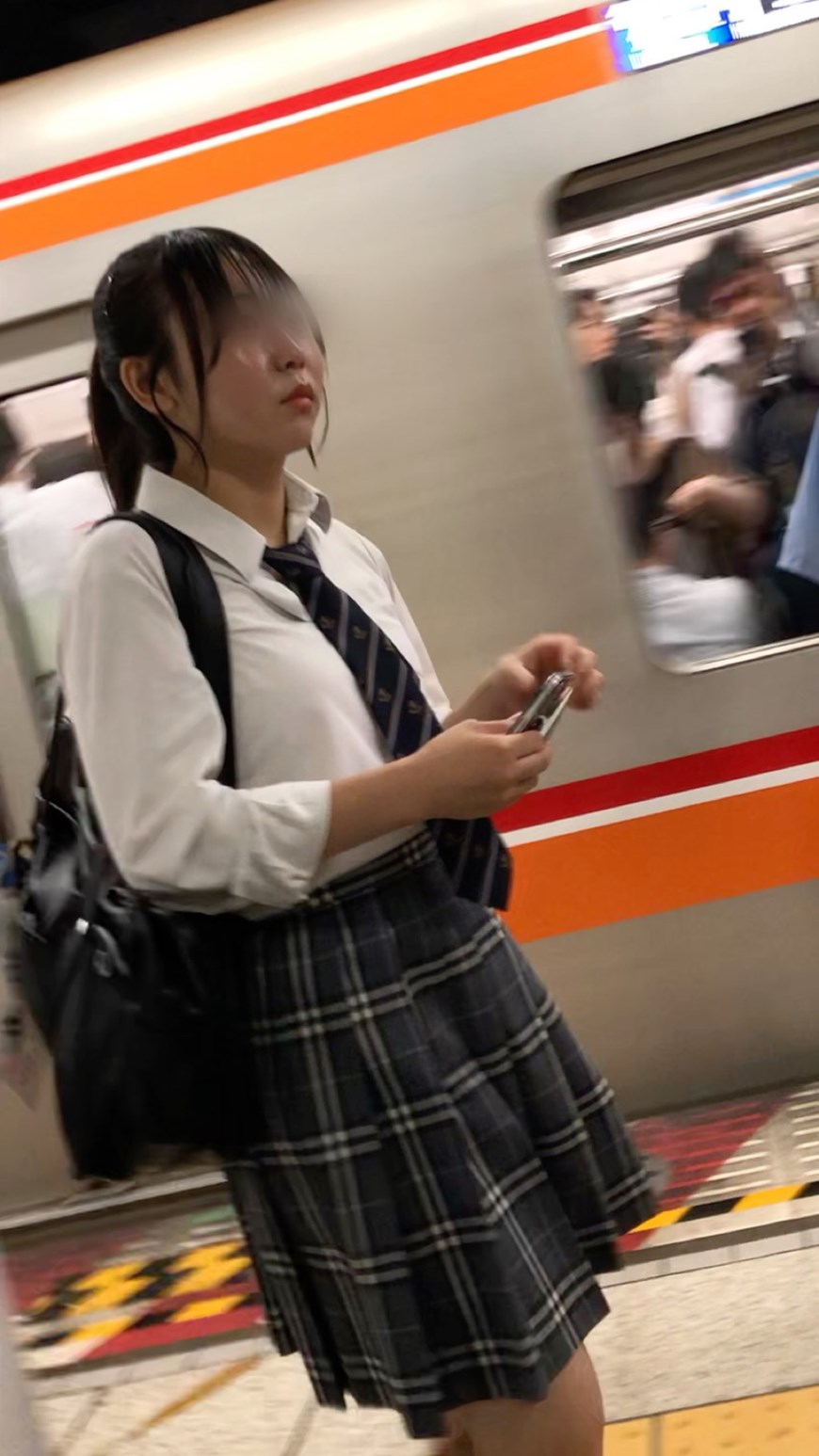 【放課後の眺め123】ムチムチボディのJKは推定Fカップ!