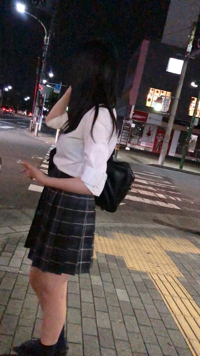 【放課後の眺め128】スタイル抜群の長身美少女JKを追跡!!