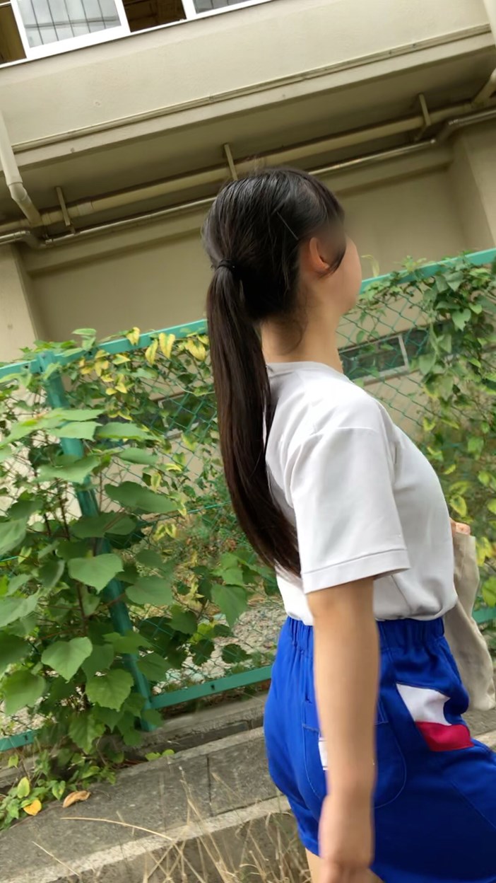 【放課後の眺め132】あどけない体つきとムチムチボディのJ〇を追いかけて!