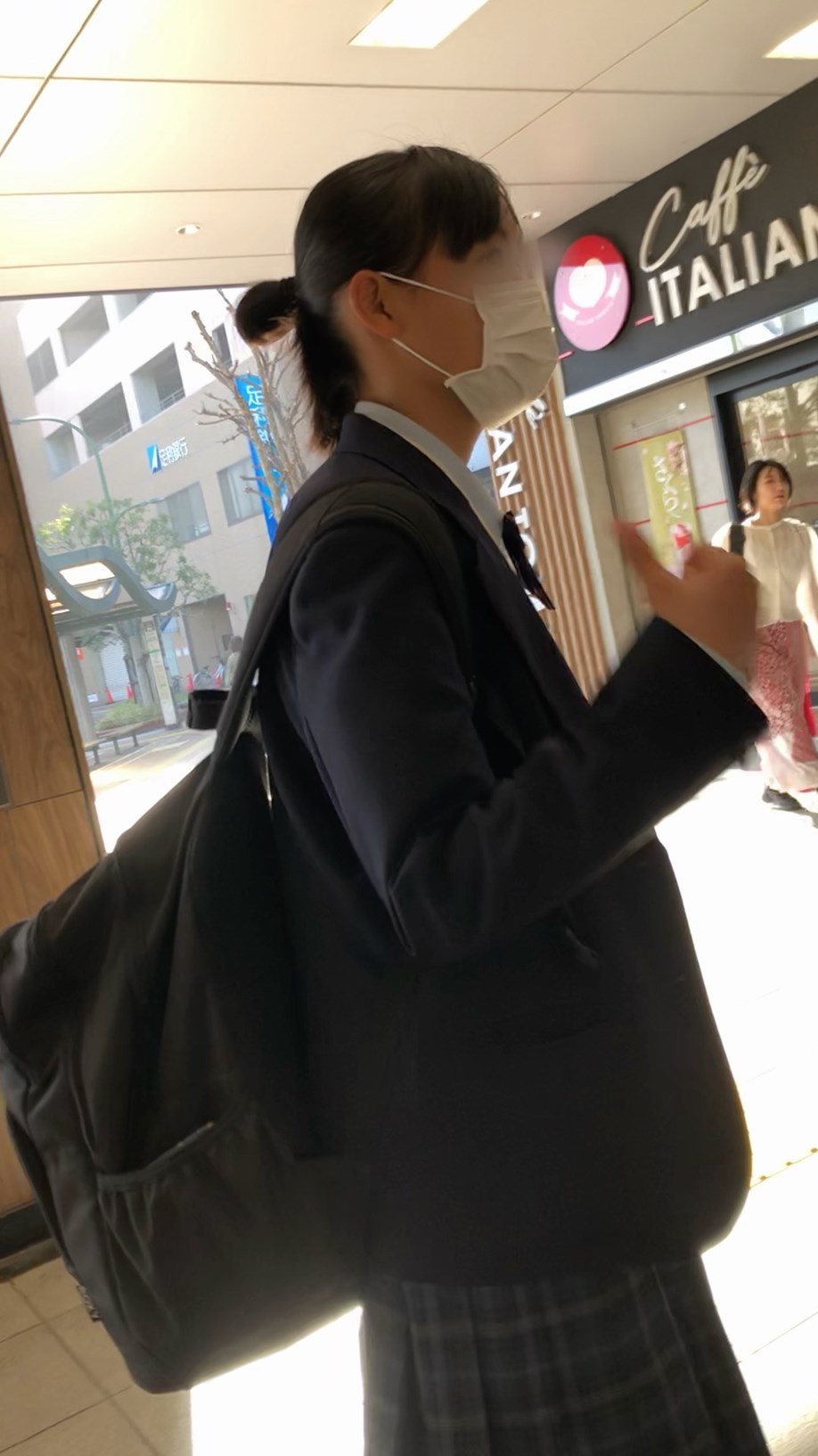 【放課後の眺め162】体育会系の真面目ＪＫを並走で！
