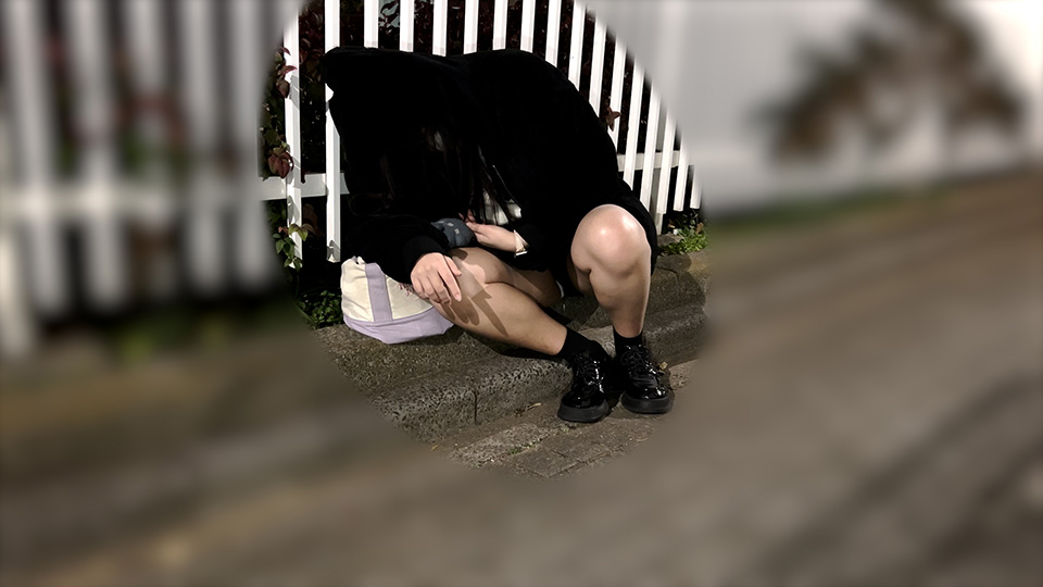 深夜新宿で路上保護した20歳専門学生 見た目に反し清純な下着 ぴちぴち豊満尻に我慢できず生挿入