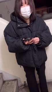 【再販】衝撃!!仕事帰りのリアルなOLさんに声かけてその辺の非常階段でちんぽしゃぶらせ口に出したら吐き出した