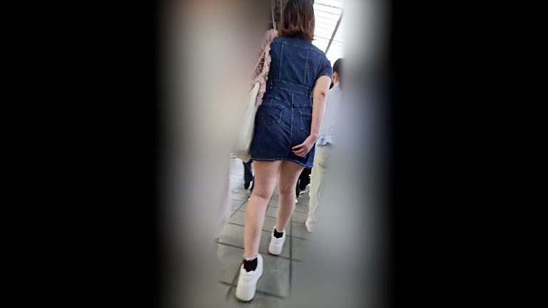 痴かん狂信者 #154【★4】タイトデニムミニ巨乳ギャルの抵抗する手とムチ尻に勃起したモノをぐりぐり擦り付け!抵抗できない罠!