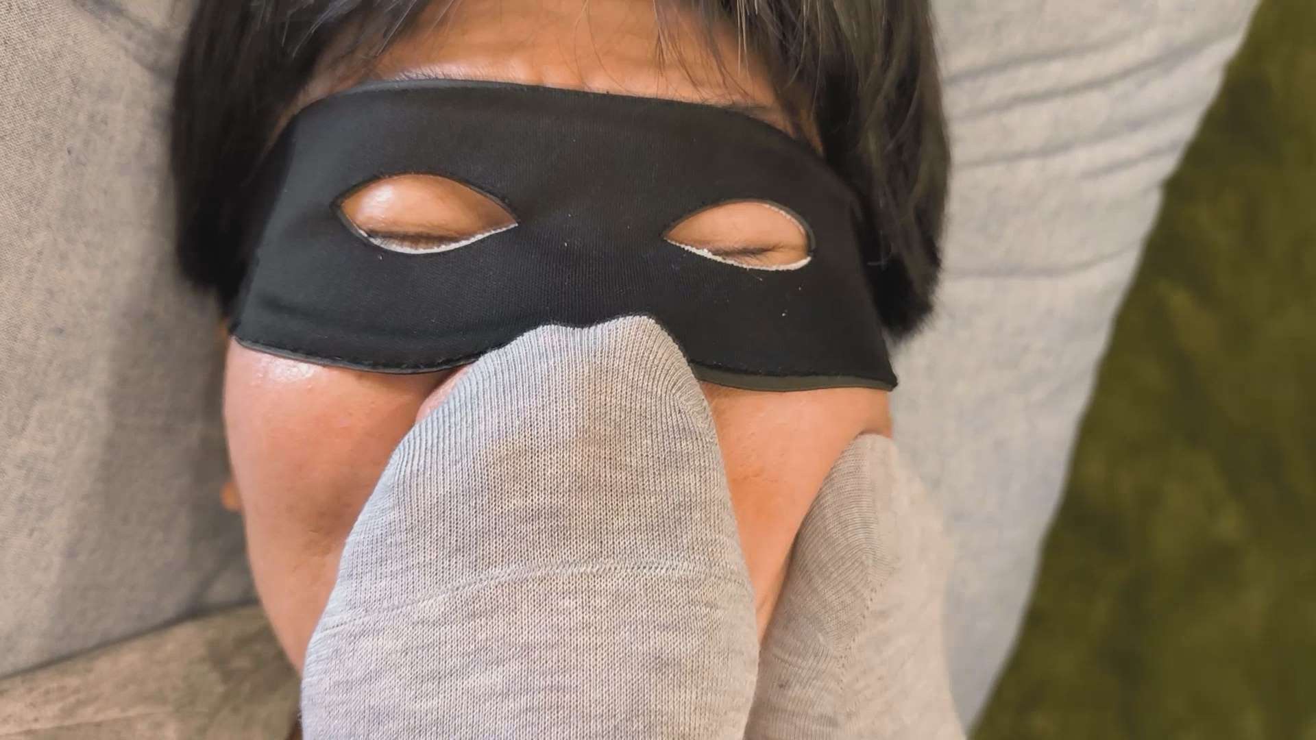 【再販】あみちゃんの顔面ペダル踏み、くるぶしソックス編（人間ドライブシミュレーター）