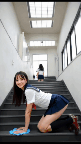 【動画】S級 制服女子③ ～掃除編～
