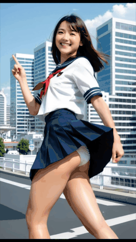 【動画】 総勢49名のパンチラハプニングショット① ~制服女子バックアングル編~