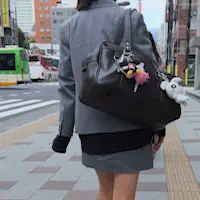 透視記録0022「グレータイトスカートの制服女子たちを透視してみた」(全8名)