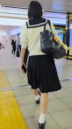 透視記録0025「セーラー服女子たちの日常風景を透視してみた」(全11名)