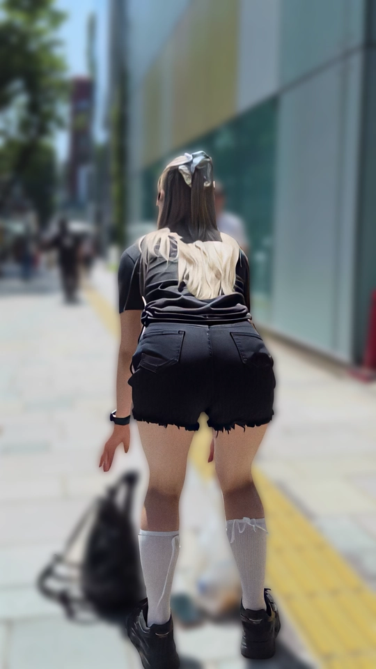 チャレンジ企画0003「スベスベ美脚女性のお尻突き出しを鑑賞した」(全2名)