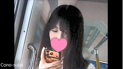 【再販】可愛い女子大生のパンスト純白パンティ丸見え２連発！
