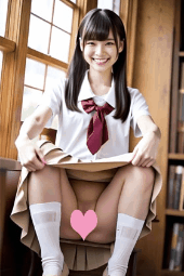 【動画】超かわ！制服美少女！ノーパンスカート！具が見えてますよ！