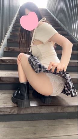 ミニスカさんぽのわかばちゃん