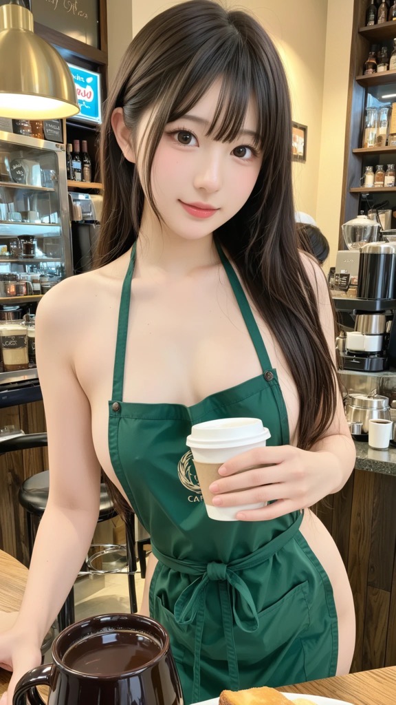 街興しで裸エプロン!高画質写真集!