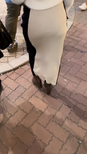 タイトスカート女子コレクションVol.43 ふっくらなヒップの華やかなタイトワンピースのお姉さん