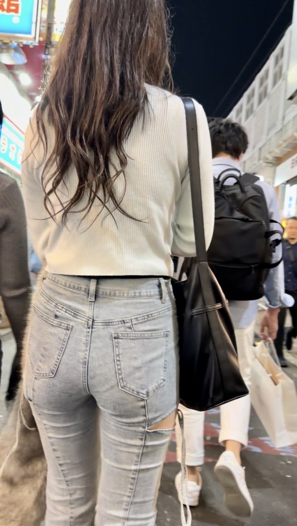 デニム女子コレクションVol.153 リボンデニムパンツの美脚エロ尻お姉さん2選！