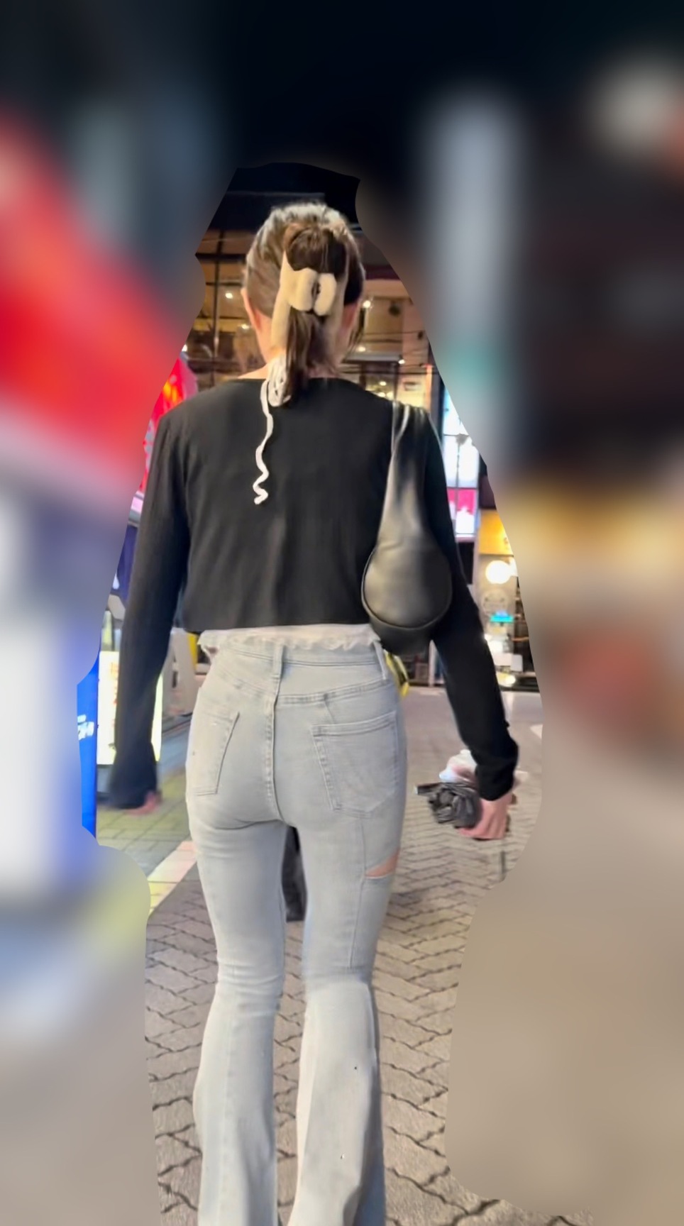 デニム女子コレクションVol.177 きれいなシルエットの美尻デニムのスレンダーお姉さん２選！