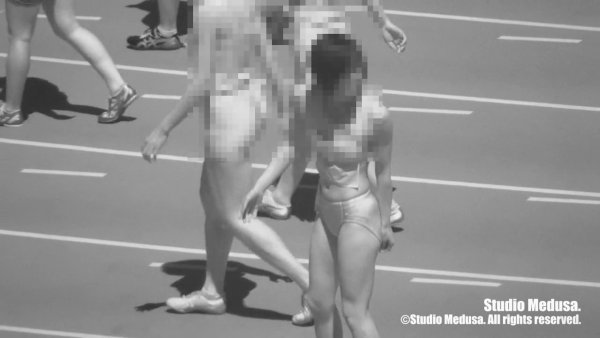 赤外線モノクロ動画で見る陸上女子Vol.2(人気美人選手も登場編)