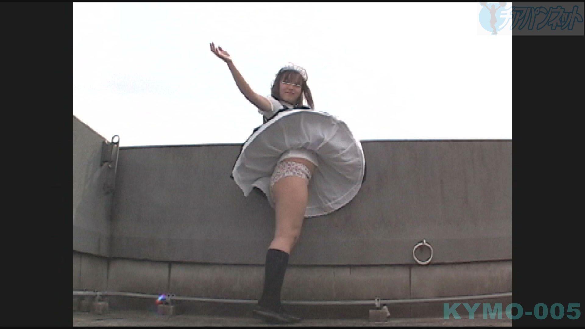 【再販】強風モンローdeパンティ Vol.5 ~姉さんメイドの絶叫花柄パンティ強風撮影~