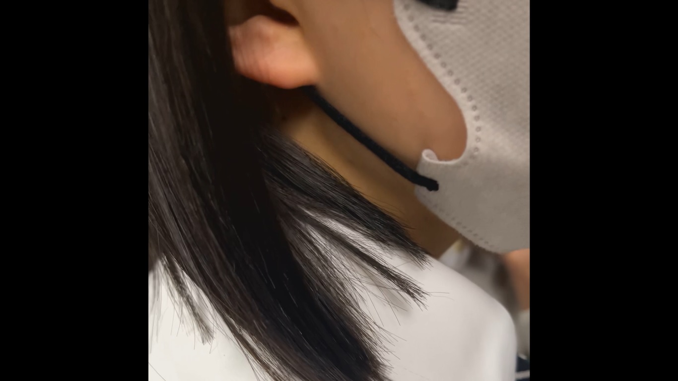 【再販】サンプル 限界リーマン決死の一撃!vol.48 切りっぱなしボブ・サテンパンツ