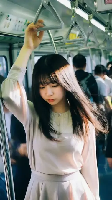 【動画】乳揉み専用車両 vol.2 たわわに実った美乳OL編 30人超