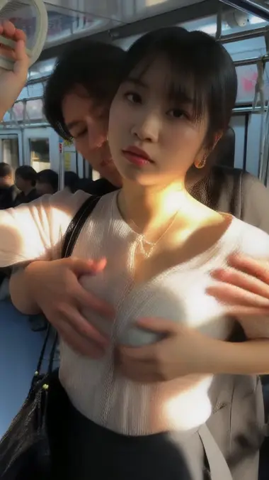 【動画】乳揉み専用車両 vol.2 たわわに実った美乳OL編 30人超