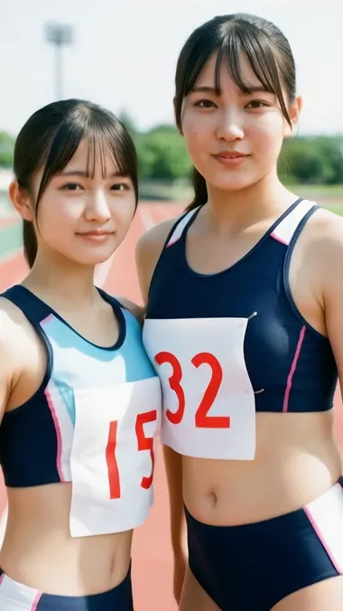 【動画】躍動する陸上美女ペア20組(40名) ─ 乳比べの極み×走り込み 後編