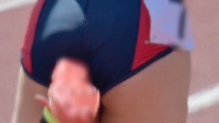 【再販】【モッコリ100m走WCS美女】禁断のアングルEP6 シンプルが1番もっこり!