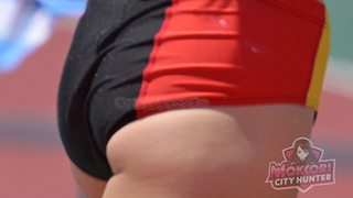 【再販】【モッコリポール高跳びWCS美女】禁断のアングルEP12 絶対的女王様の胸ちらにモッコリ!