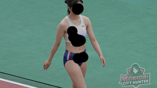 【再販】【モッコリ走り幅ジャンプKYU美女】砂場の女神EP7　尾張姫の恵体にモッコリ！