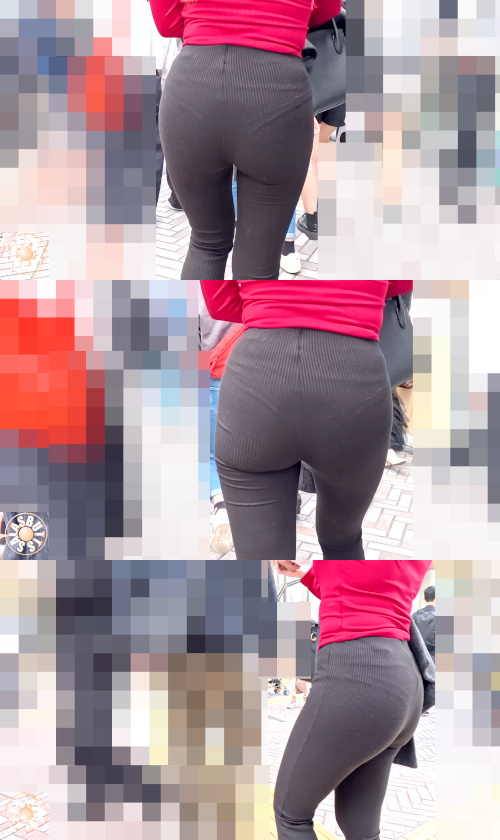 【4K高画質】おしゃれメガネOL ブラジリアンショーツがっつり