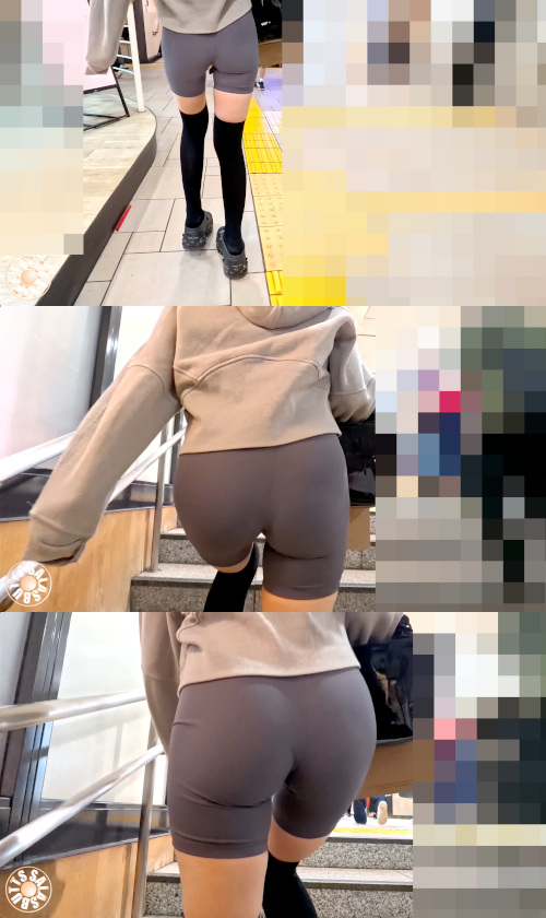 【4K高画質】ハーフヨガパン ムチムチ太もも