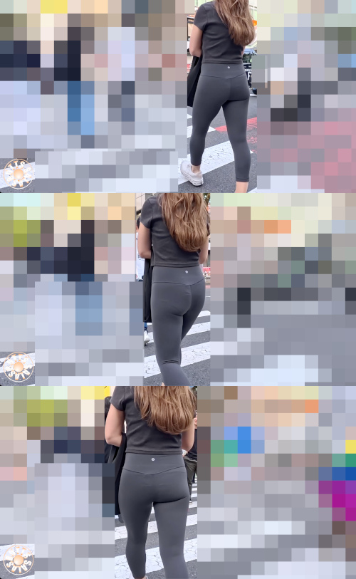 【4K高画質】ランチ終わりのヨガパンOL