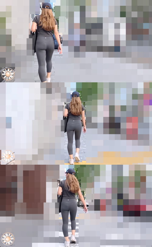 【4K高画質】ランチ終わりのヨガパンOL