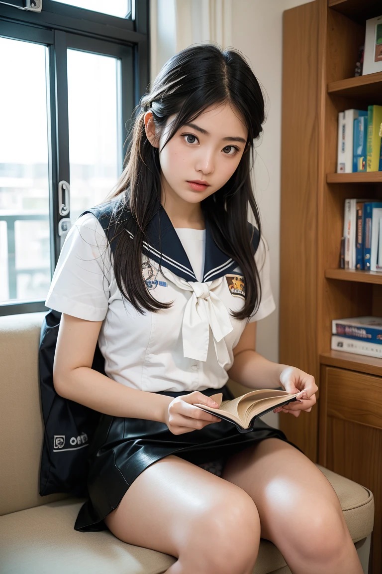 【写真集】放課後のカフェで図書館で,,, 彼女の無防備な股間(437枚)