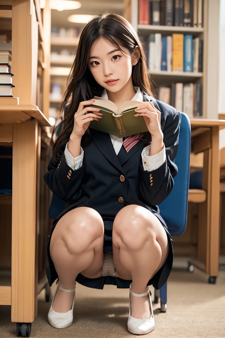 【写真集】放課後のカフェで図書館で,,, 彼女の無防備な股間(437枚)