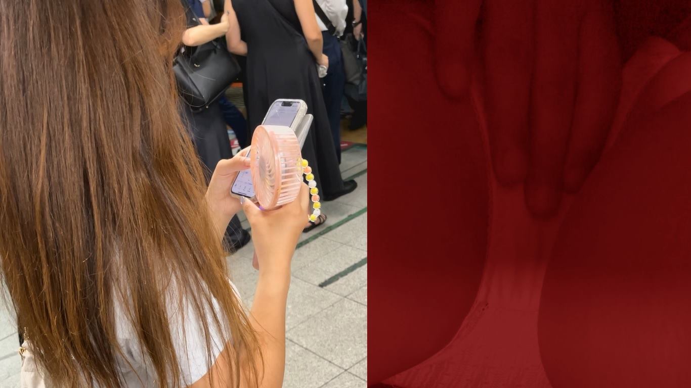 【再販】スカートを狙い撃て!!Part15 腰をくねらせる金髪美女を狙い打つ