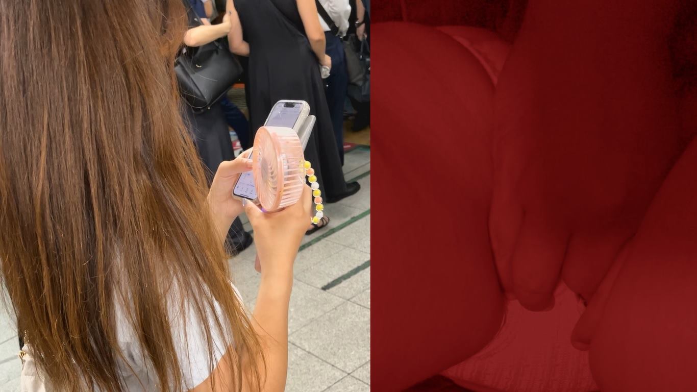 【再販】スカートを狙い撃て!!Part15 腰をくねらせる金髪美女を狙い打つ