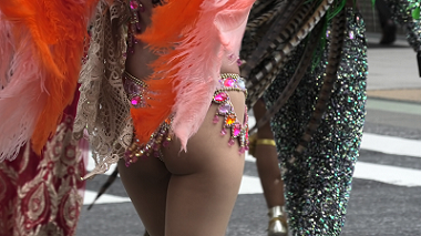 【再販】サンバpart-40 ~ピンクタンガの美人ダンサーさんのお尻にローアンで急接近して大興奮!~