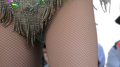 【再販】サンバpart-42 ~緑タンガのスレンダーダンサーさんのパレード前のお尻を接写しちゃって大興奮!~