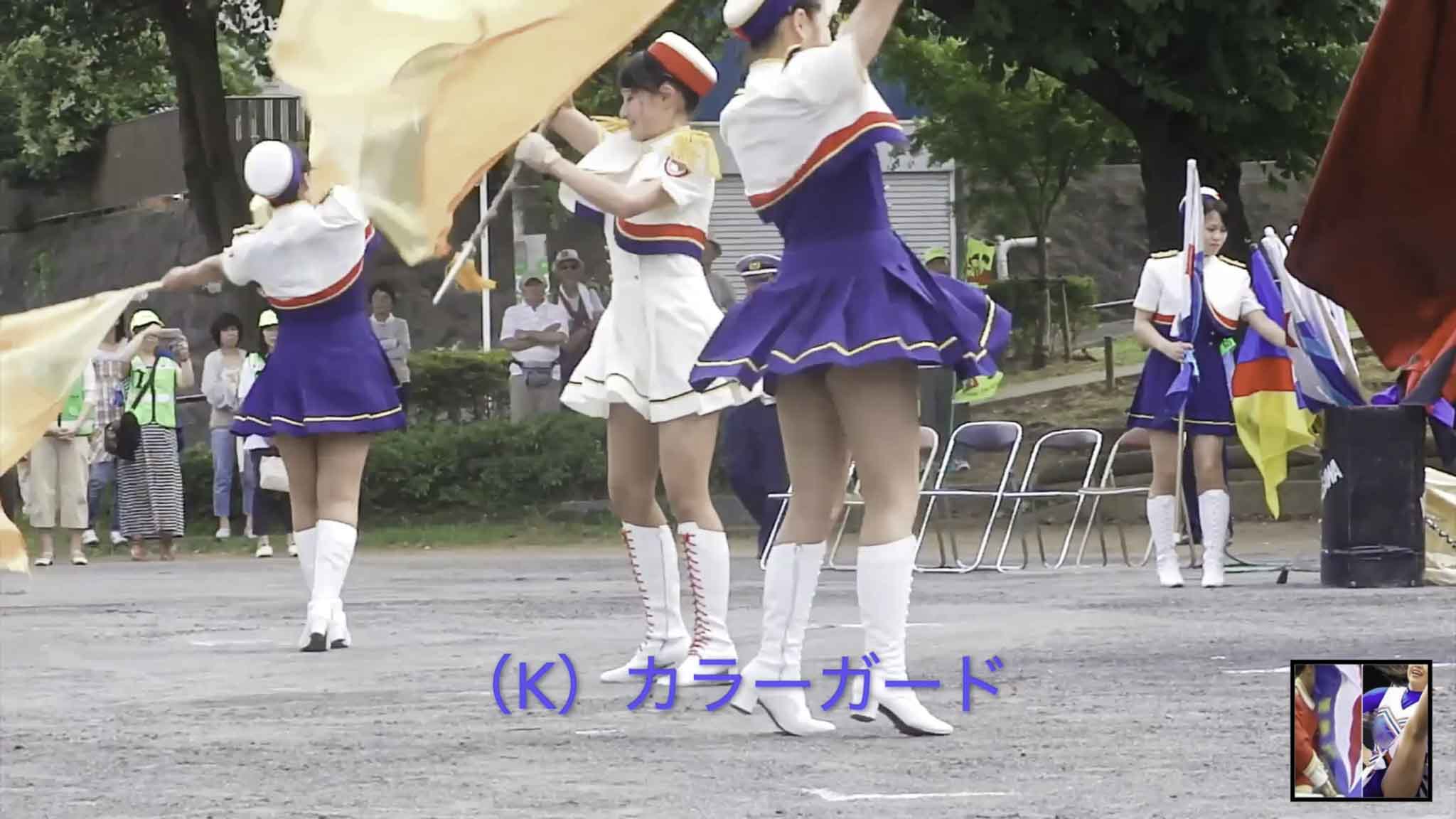 【再販】伝説画像　(K)カラーガード　演技01